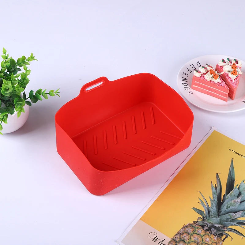 FryerPot™ - Set de 2 Ollas de Silicona para Freidora, Segura y Resistente al Calor