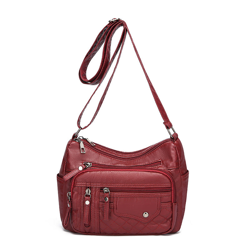Bolso Daysi™ - Bolso de Hombro Cruzado de Cuero Pu conmúltiples compartimientos