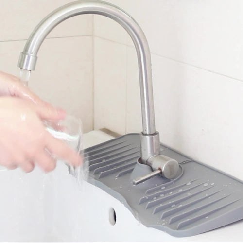 AquaMat™ - Protector de Salpicaduras para Grifo: Protege tu Encimera y Evita Desorden con esta Almohadilla Antisalpicaduras de Silicona
