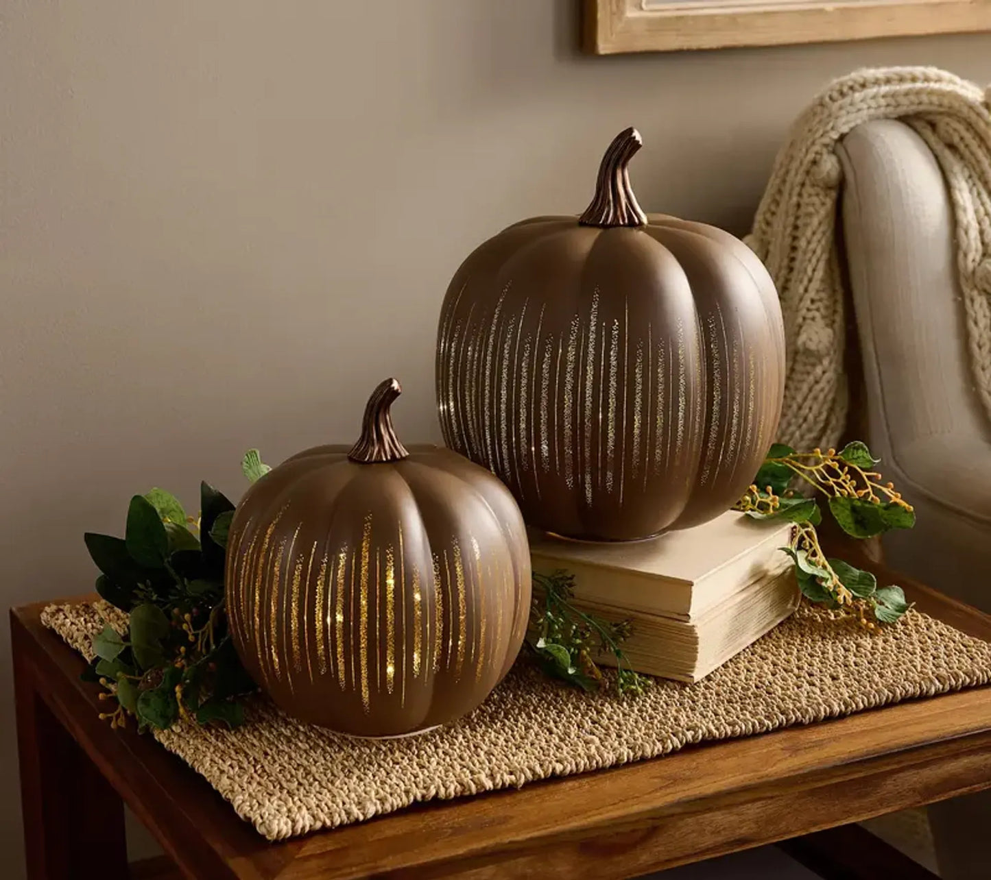 🔥2025 HOT SALE - 🎃✨ Illuminated Starry Night Glass Pumpkins by Valerie(✨Same as in the video)