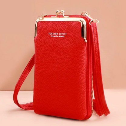 CardWallet© -  Morral con Monedero - 2 compartimientos Porta Celular