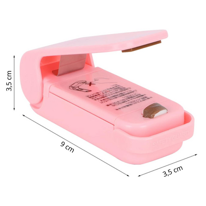 Mini Sellador de Bolsa Portátil e Imantado