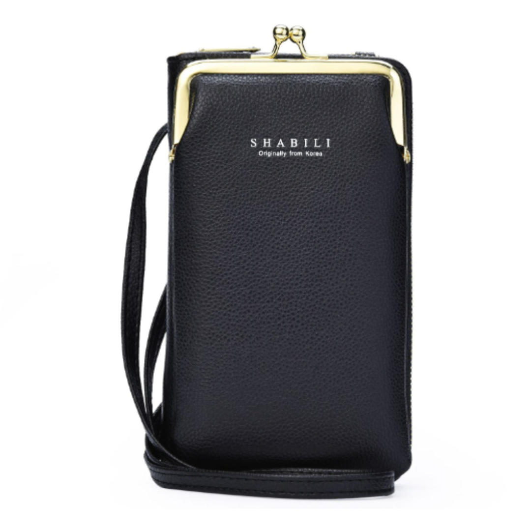 CardWallet© -  Morral con Monedero - 2 compartimientos Porta Celular