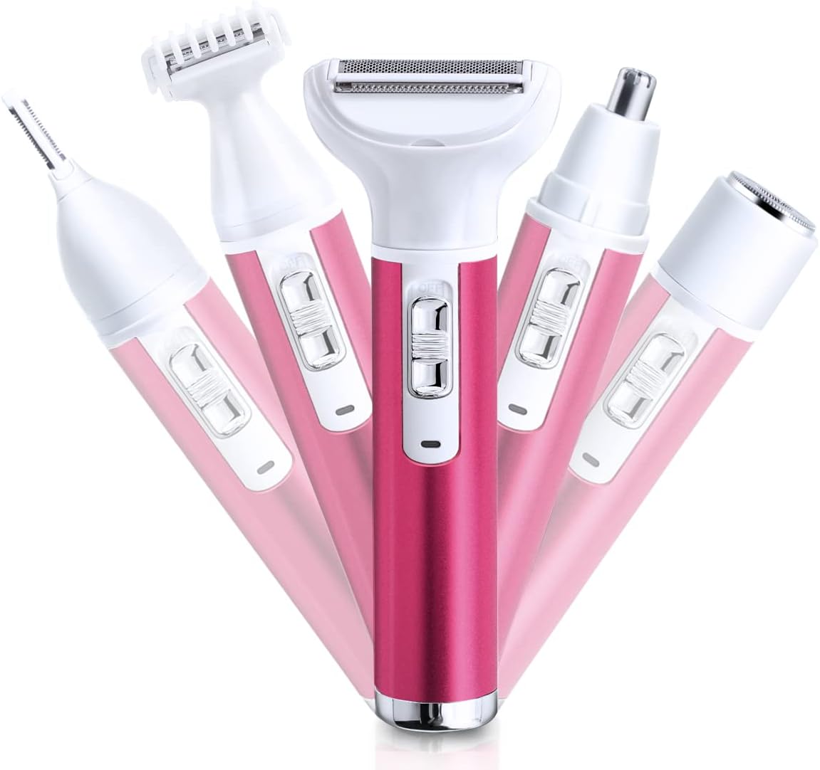 FlexTrim™ - Afeitadora Eléctrica 5 en 1 para Mujer con Carga USB