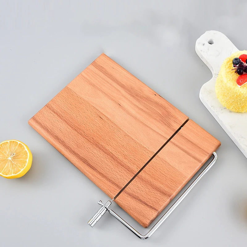 BambooSlice™ - Tabla Cortadora de Queso y Jamón de Bambú Herramienta de Cocina Profesional