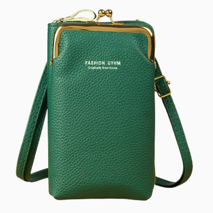 CardWallet© -  Morral con Monedero - 2 compartimientos Porta Celular