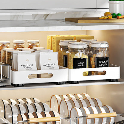 SlideEase™ - Estante Organizador Deslizable para Almacenamiento de Platos y Vajilla en Cocina