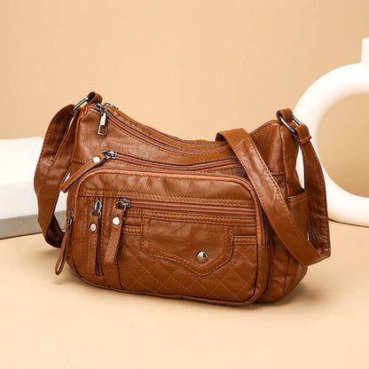 Bolso Daysi™ - Bolso de Hombro Cruzado de Cuero Pu conmúltiples compartimientos