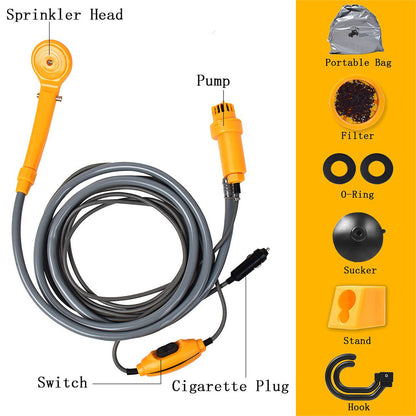 ExpressWash™ - Set de Ducha para  exteriores y automóviles en Celeste
