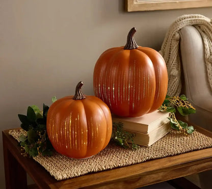 🔥2025 HOT SALE - 🎃✨ Illuminated Starry Night Glass Pumpkins by Valerie(✨Same as in the video)
