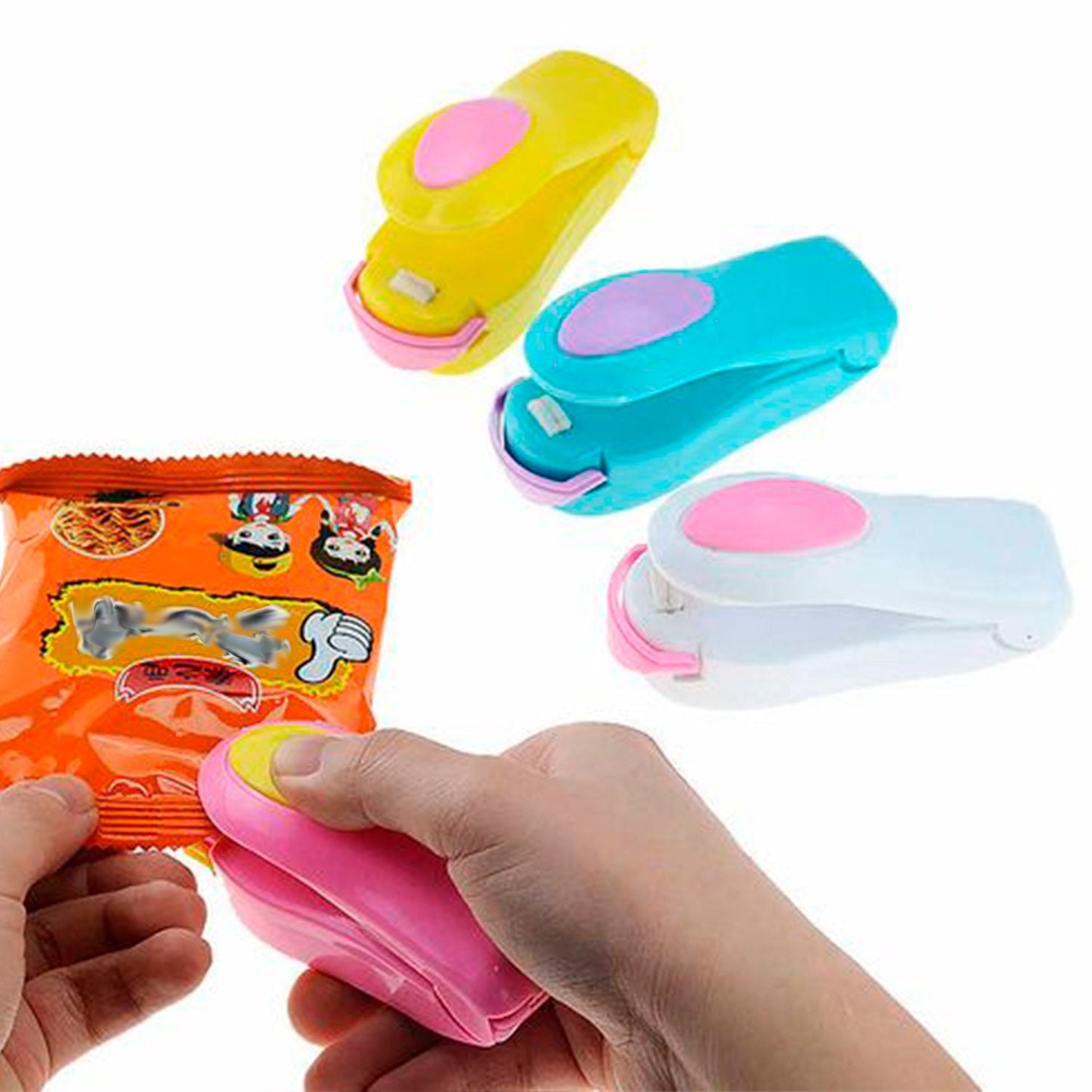 Mini Sellador de Bolsa Portátil e Imantado