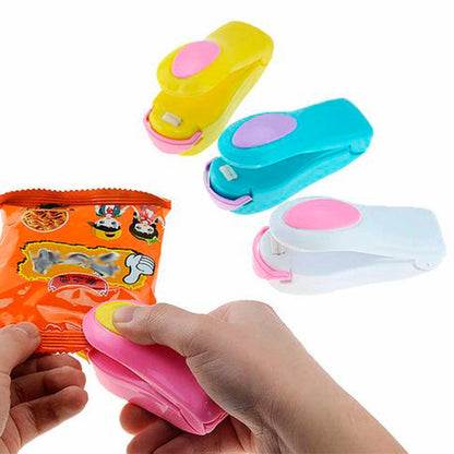 Mini Sellador de Bolsa Portátil e Imantado